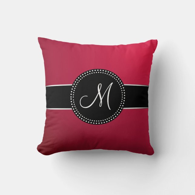 Personalized Monogrammed Pillow (Front)