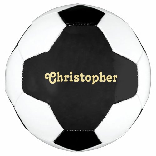 Personalized Monogrammed Player Team Club Name Soccer Ball