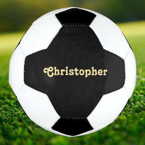 Personalized Monogrammed Player Team Club Name Soccer Ball