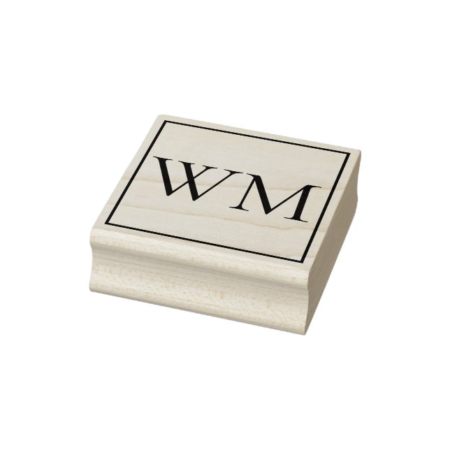 Personalized Monogrammed Rubber Stamp (Stamp)