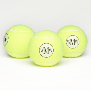 personalized Monogrammed Tennis Balls