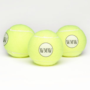 Personalized Monogrammed Tennis Balls