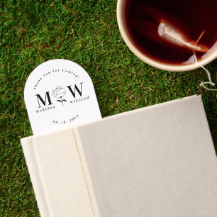 Personalized Monogrammed Wedding Gifts Favors Bookmarks