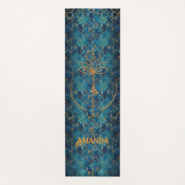 Personalized  Monogrammed Yoga Mats (Front)