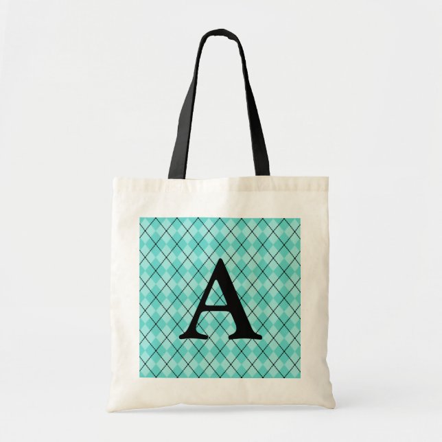 Personalized MonogramTote Book Beach Bag Gift (Front)