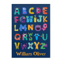 Adorable Animal Alphabet Poster for Sale by SamAnnDesigns