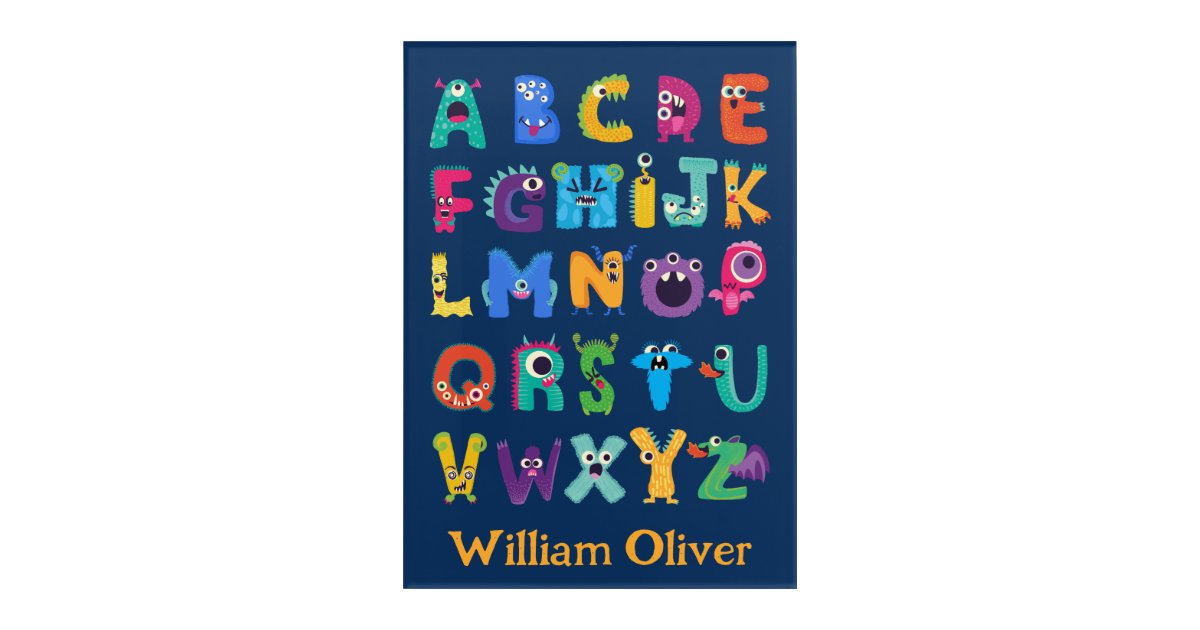 Adorable Animal Alphabet Poster for Sale by SamAnnDesigns