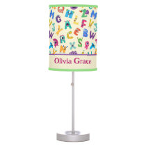 Personalized Monster ABC Silly Alphabet Monsters Table Lamp
