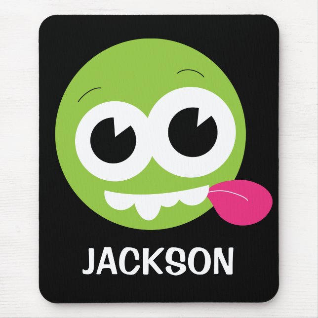 Personalized Monster Mousepad for Kids (Front)