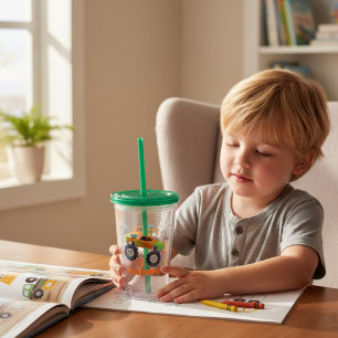 Personalized Monster Truck Car Acrylic Tumbler