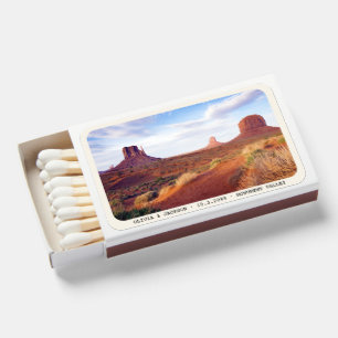 Personalized Monument Valley Wedding Favor Matches