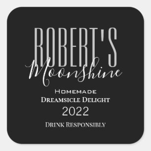 Personalized "Moonshine" Label