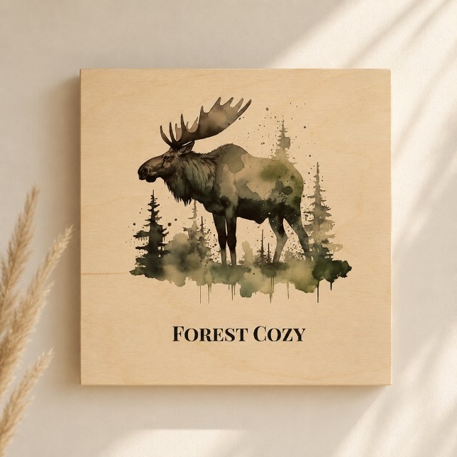 Personalized Moose Cabin Decor Lodge Wall Style (Creator Uploaded)