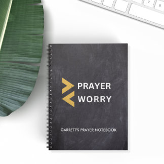 Personalized More Prayer Christian Faith Notebook