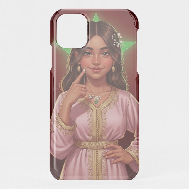 Personalized Moroccan Girl Phone Case  (Back)