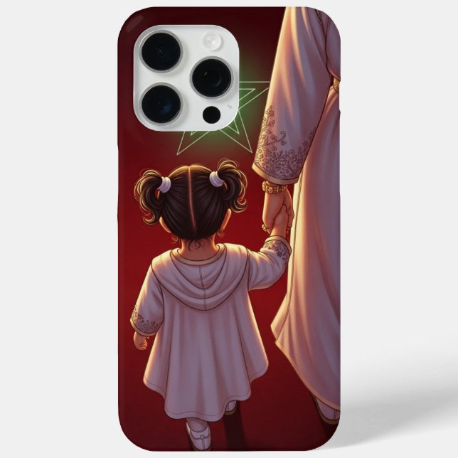Personalized Moroccan Mother & Daughter Phone Case (Back)