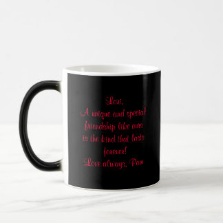 Personalized Morphing Mug-Rose Design Color Morph Mug