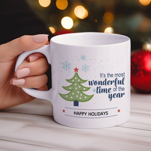 Personalized Most Wonderful Time of the Year Coffee Mug