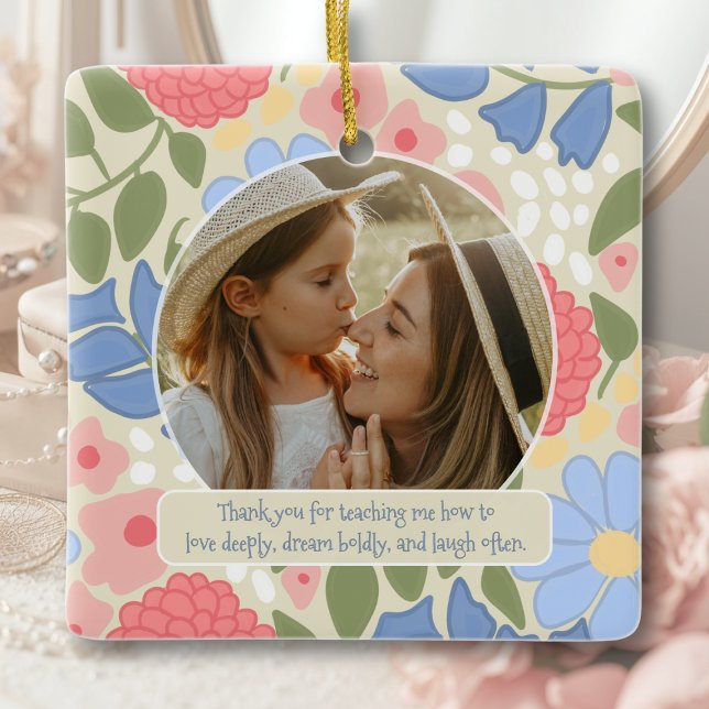 Personalized Mother-Daughter Keepsake Ornament  (Mother-Daughter Keepsake Ornament Gift)
