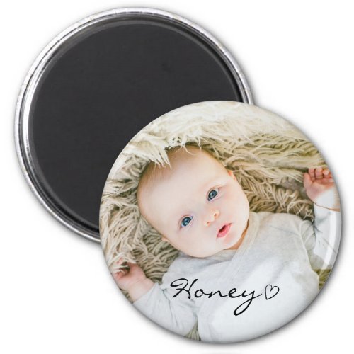 personalized mother day gift Custom baby photo on Magnet