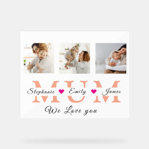 Personalized Mother Gifts Birthday Gift for Mom Acrylic Sign