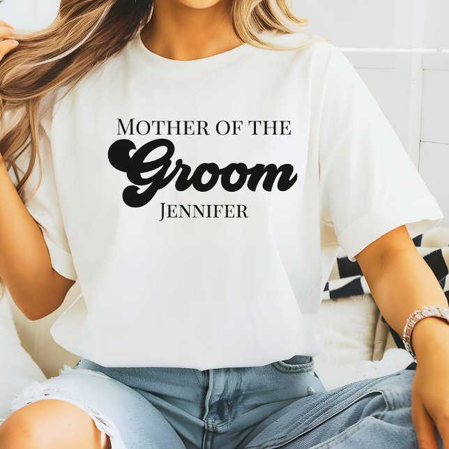 Personalized Mother of the Groom T-Shirt (Personalized Mother of the Groom T-Shirt)