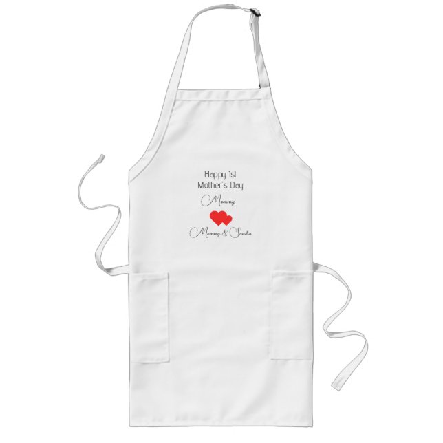 Personalized Mother’s Day Apron – Custom Text|Name (Front)