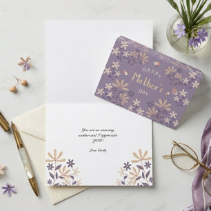 Personalized Mother’s Day Elegant Floral Design Invitation