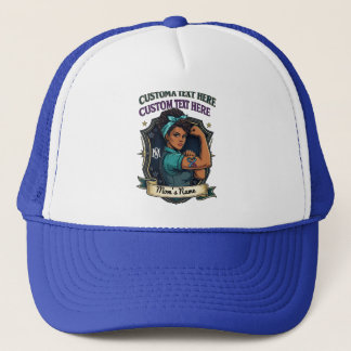Personalized Mother’s Day Gift – Cute Family Love  Trucker Hat