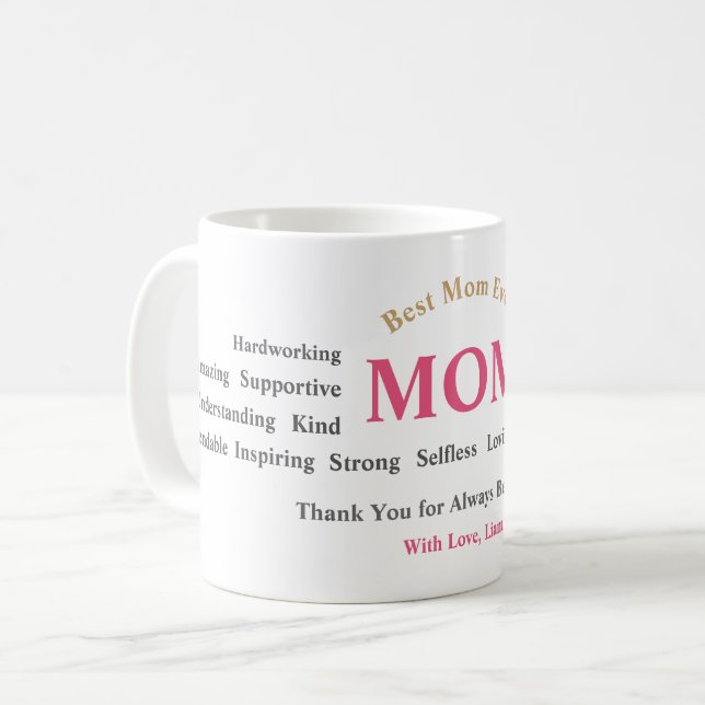 Personalized Mother’s Day Mug (Front Left)