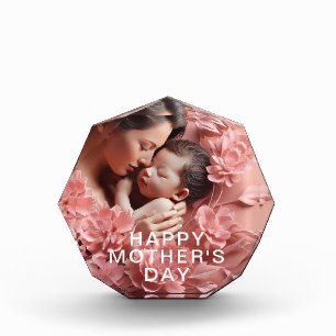 Personalized Mother’s Day Octagonal Photo Block
