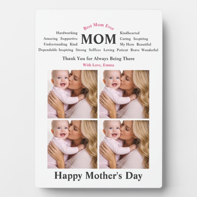 Personalized Mother’s Day Plaque (Front)