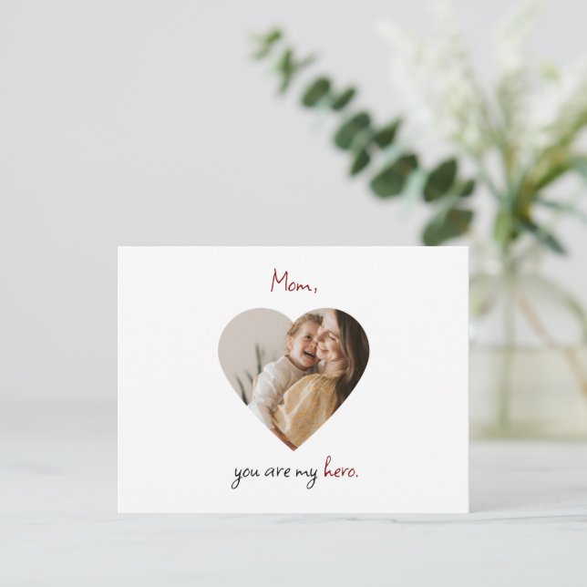 Personalized Mother’s Day Postcard  (Standing Front)