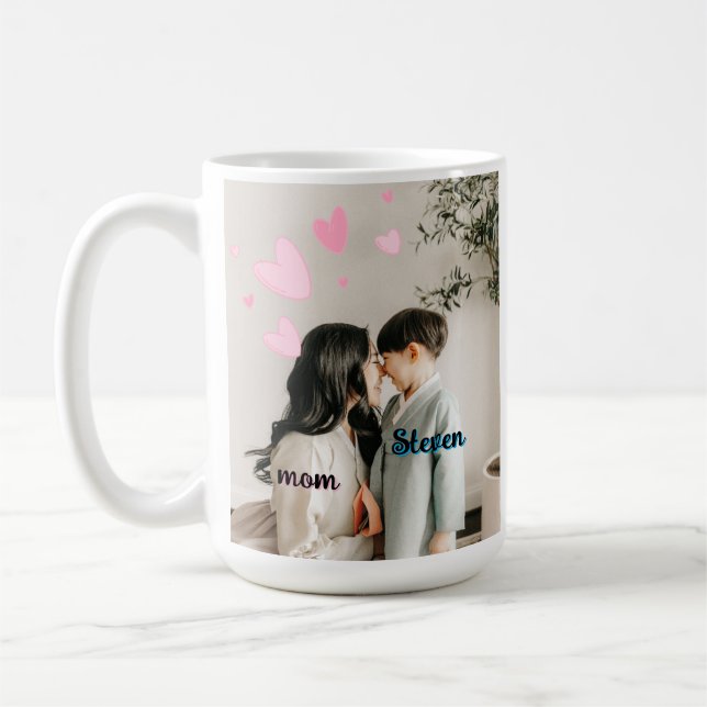 Personalized Mother Son Bond Mug Custom Names  (Left)