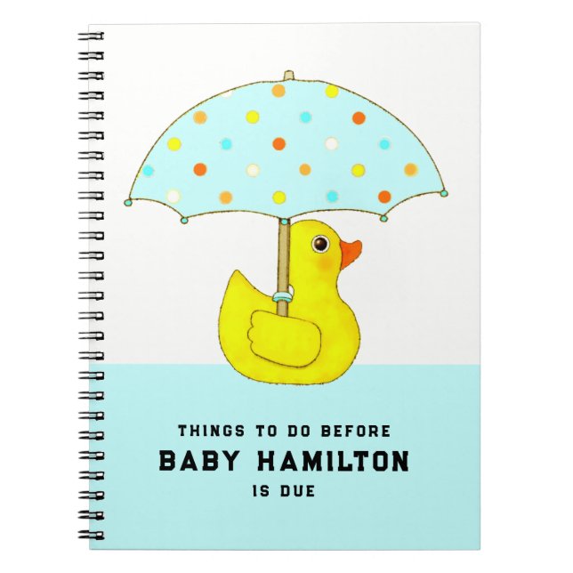 Personalized Mother-to-be Notebook (Front)