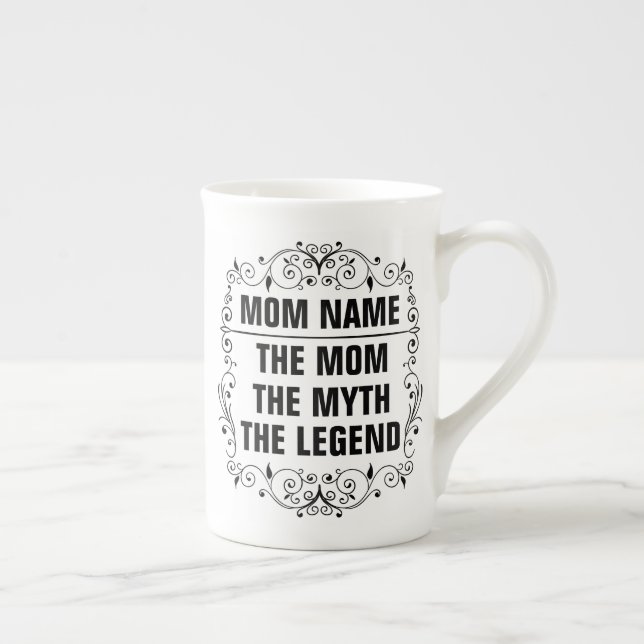 Personalized Mothers day Bone China Mug (Right)