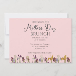 Personalized Mother's Day Brunch floral theme Invitation