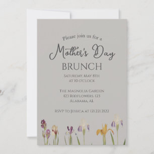 Personalized Mother's Day Brunch floral theme Invitation