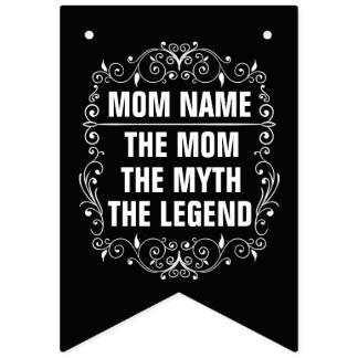Personalized Mothers day Bunting Flags