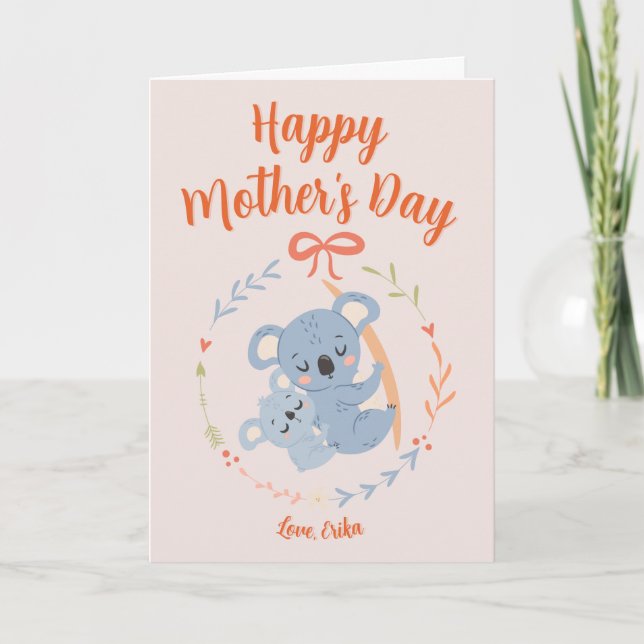 Personalized Mother's Day Card (Front)