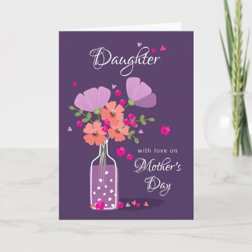 Personalized Mothers Day Card For Daughter