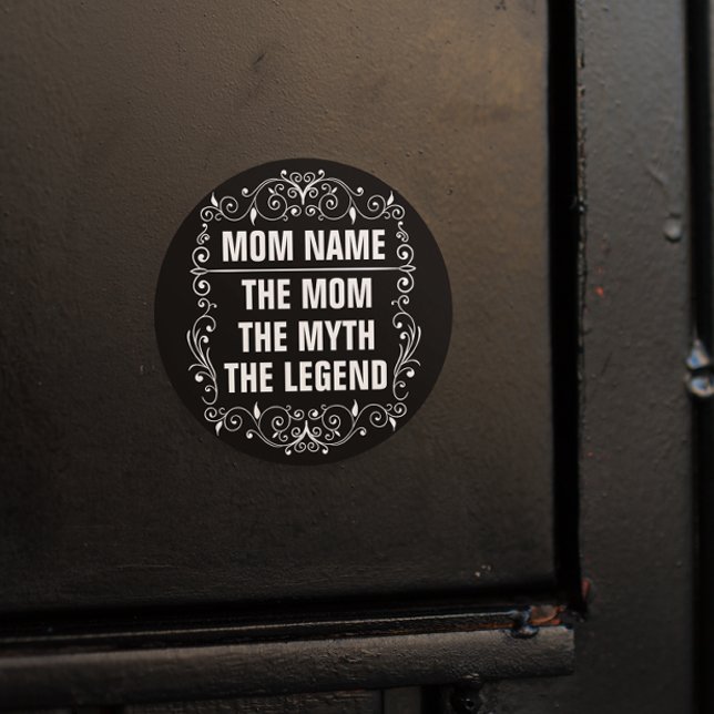 Personalized Mothers day Classic Round Sticker (Creator Uploaded)