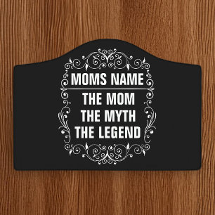 Personalized Mothers day Door Sign