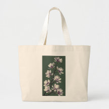 Personalized Mother's Day Flower Tote Bag