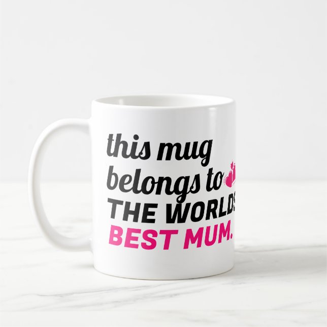 Personalized Mother's Day Gift  Mug (Left)