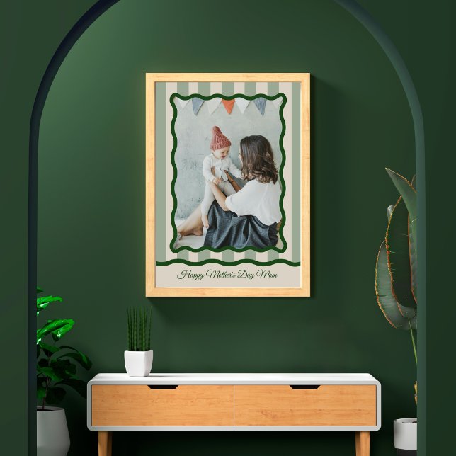 Personalized Mother's Day Gift Trendy Aesthetic  Poster (Creator Uploaded)