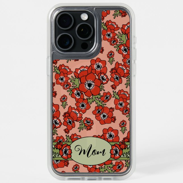 Personalized Mother's Day iPhone 15 Pro Max Case (Back (Black Titanium))