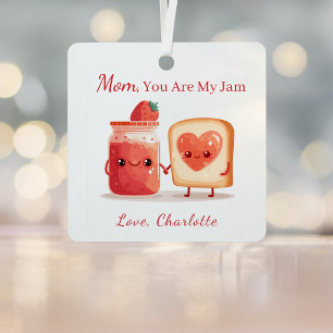 Personalized Mothers Day Keepsake Gift Metal Ornament