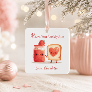 Personalized Mothers Day Keepsake Gift Metal Ornament