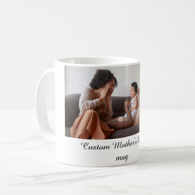 Personalized Mother's Day Mug – Custom Gift mom (Front Left)